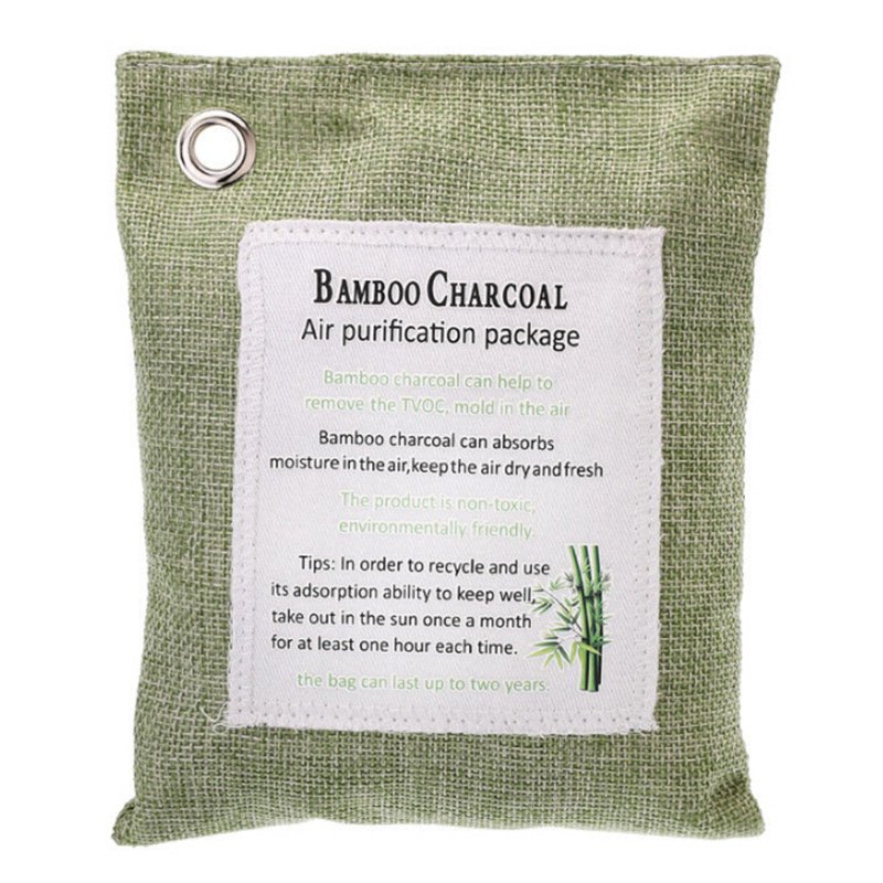 8 Color Active Charcoal Bamboo Air freshener bag 200g Fresh Deodorant Car Odor Removal Refrigerator Mold Smell Remover 8 Colors