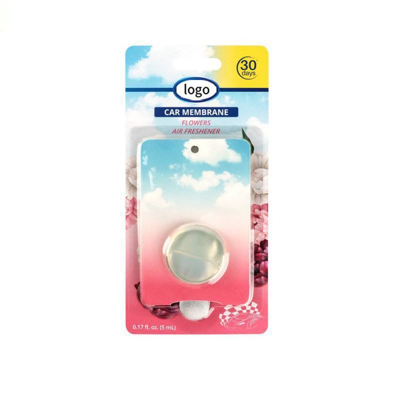 Hot Sale Portable 5ml Car Air Freshener Rose Lavender Scented Featuring an Apple Pattern Plastic Bottle Fragrance Oil Refills