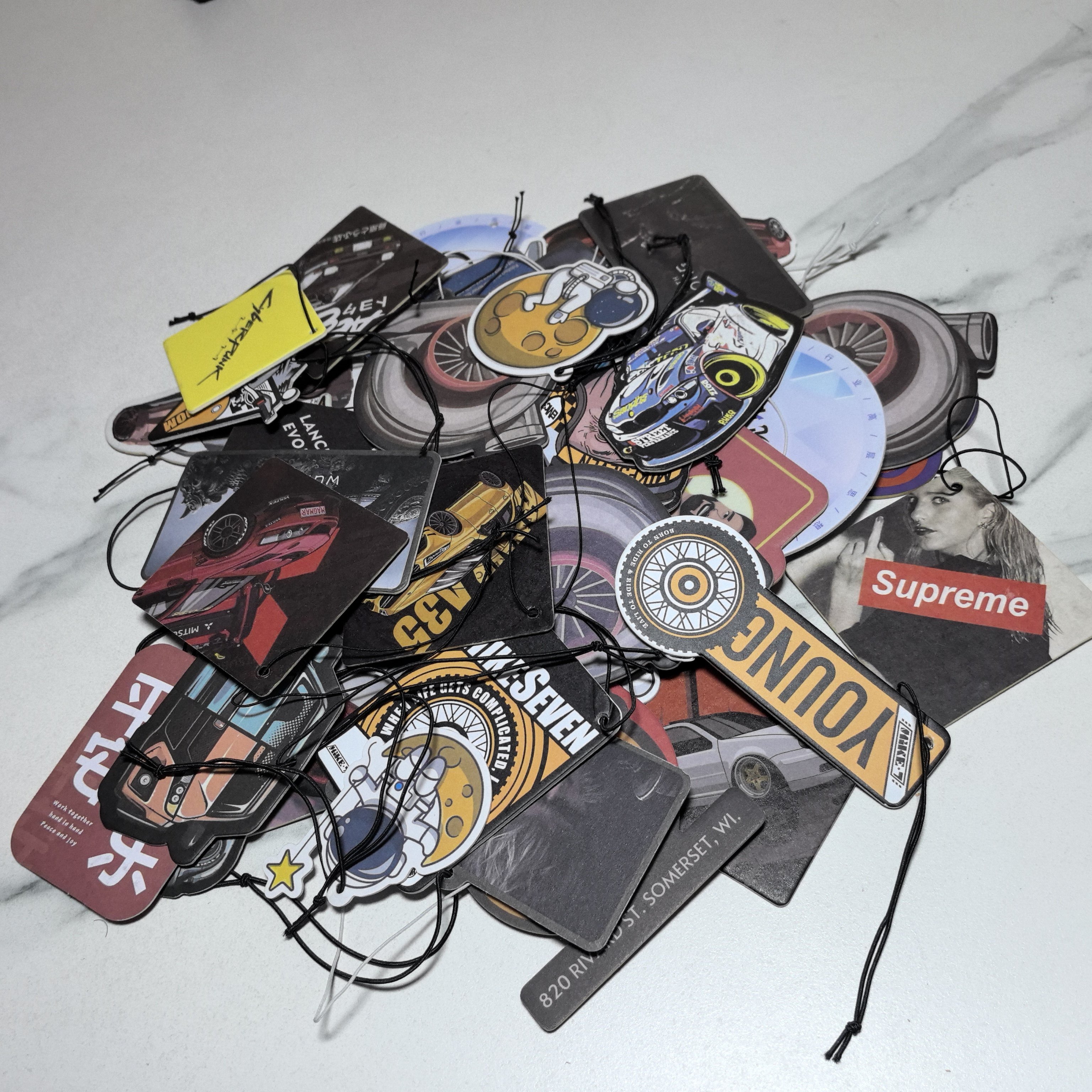 Super Strong Long Lasting Scent Custom Design Paper Car Air Freshener Different Smells Custom Air Freshener Car With Logo
