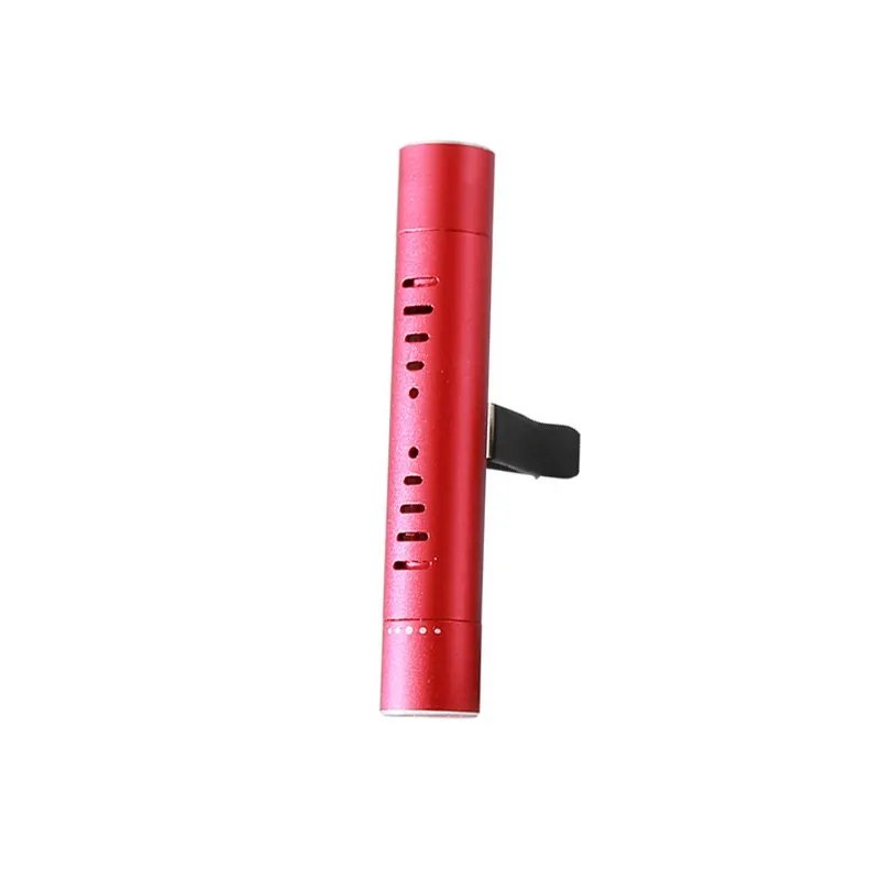 Wholesales Aluminum Alloy Car Vent Solid Aromatherapy Stick Device Car Interior Air Freshener Vent Clip Custom Logo