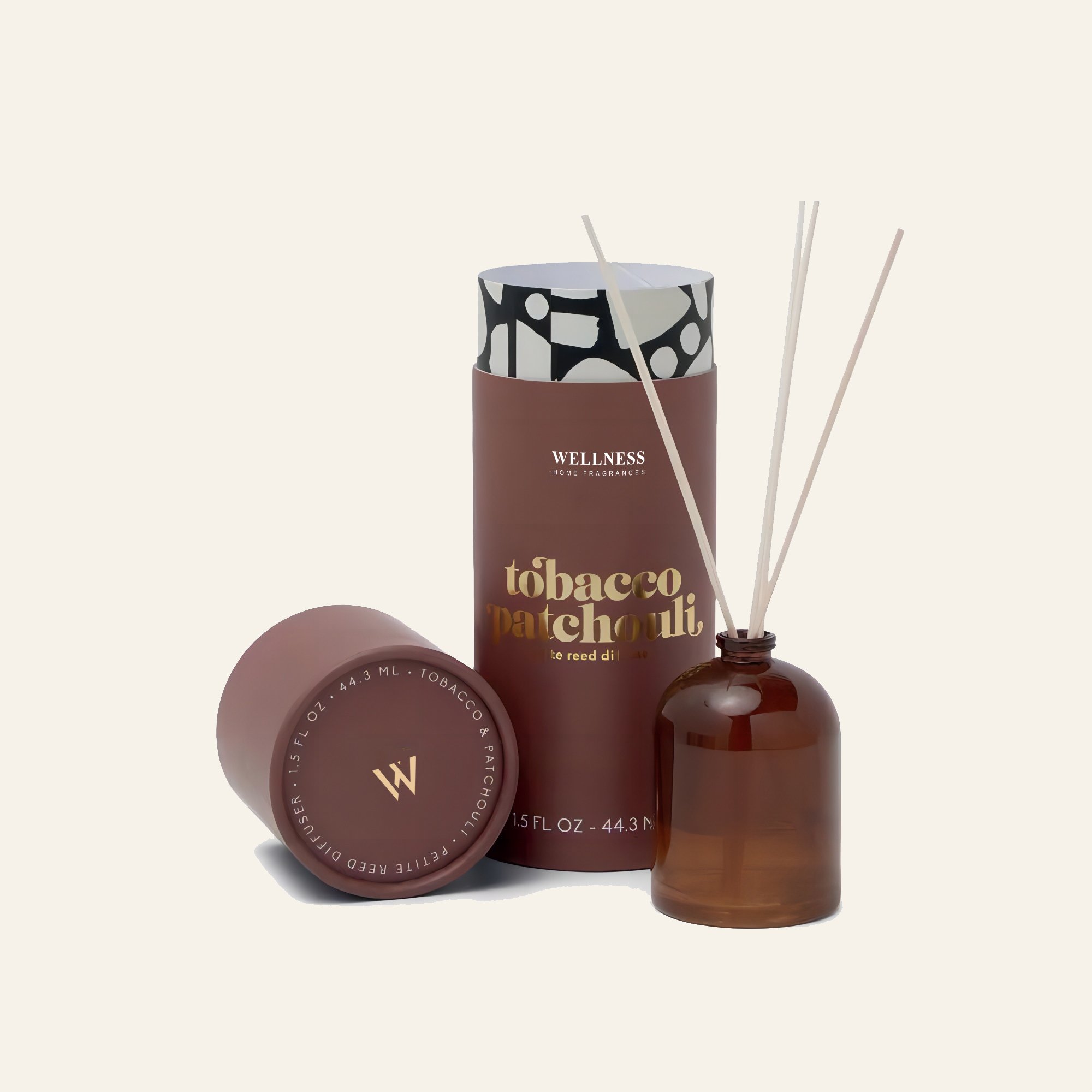 Luxury High-End Custom Perfume Aroma Reed Diffuser All-Scent Water-Based Liquid Air Freshener for Home Car Glass Bottle Pattern