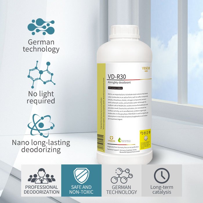 Germany imported ricinoleate zinc fast odor removal purification agent