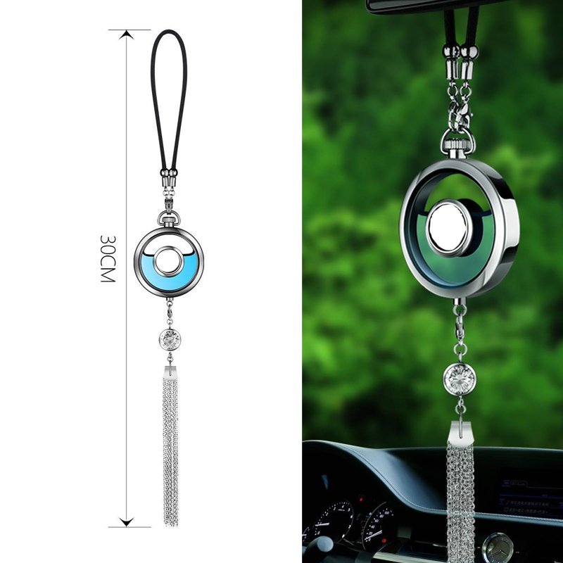 2024 car gadgets car air freshener custom logo perfume bottle hanging fragrance for men aroma for vehicle