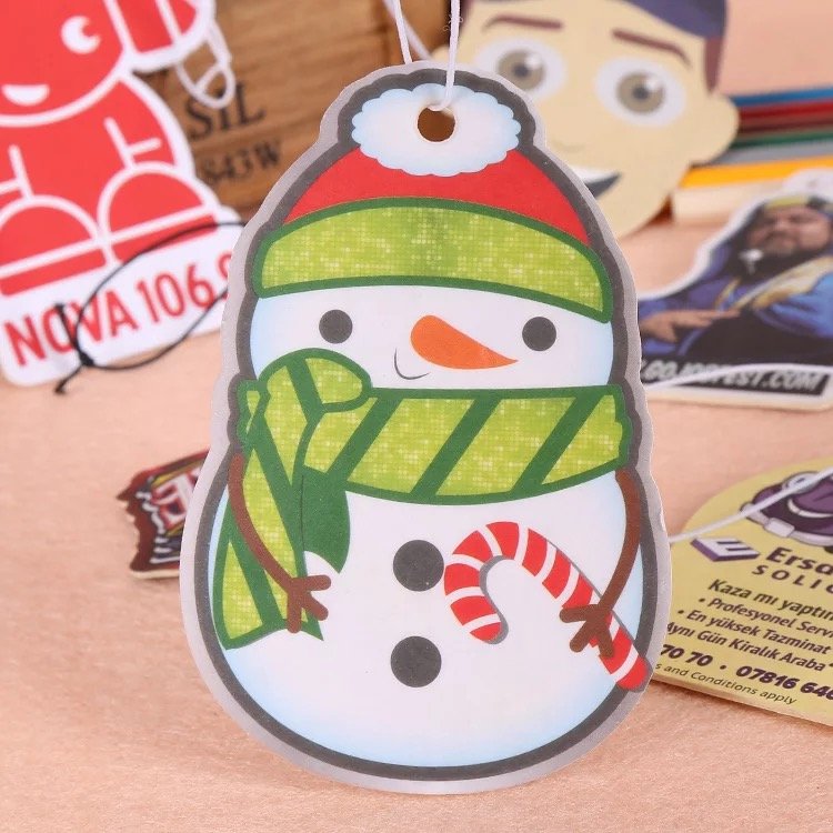 Perfume Custom Logo car Hanging Air freshener Card car Air fresheners For cars Custom Logo Scented Card Custom Air freshener