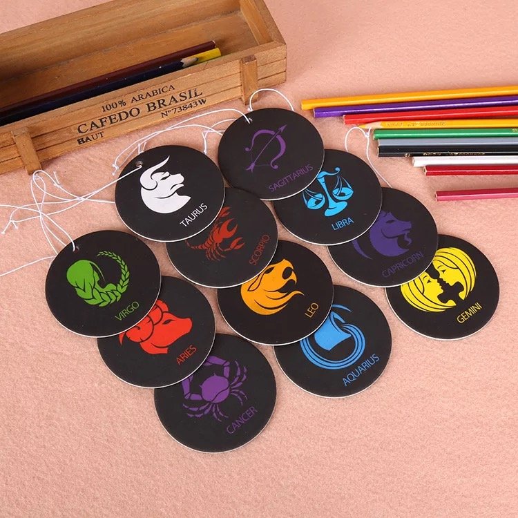 Perfume Custom Logo car Hanging Air freshener Card car Air fresheners For cars Custom Logo Scented Card Custom Air freshener