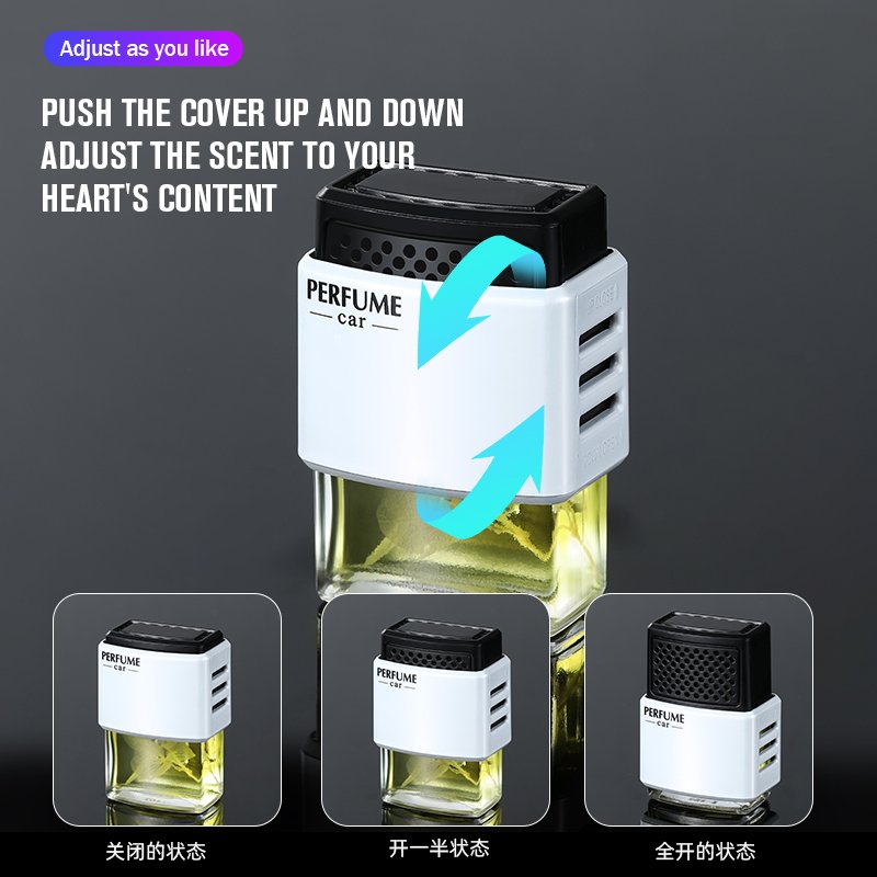 mini car perfume flavoring bottle glass air freshener vent auto air fresheners flavoring for cars
