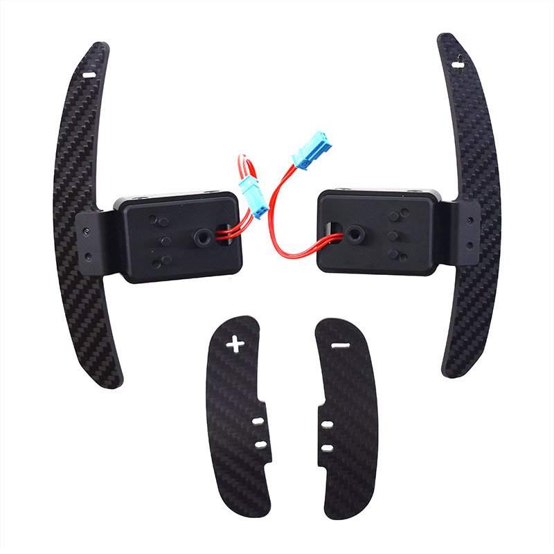 Car Shift Paddle Carbon Fiber Magnetic For BMW G01 G02 G05 G06 G07 G22 G26 G30 G11 G14 Steering Wheel Paddle Shifter Replacement