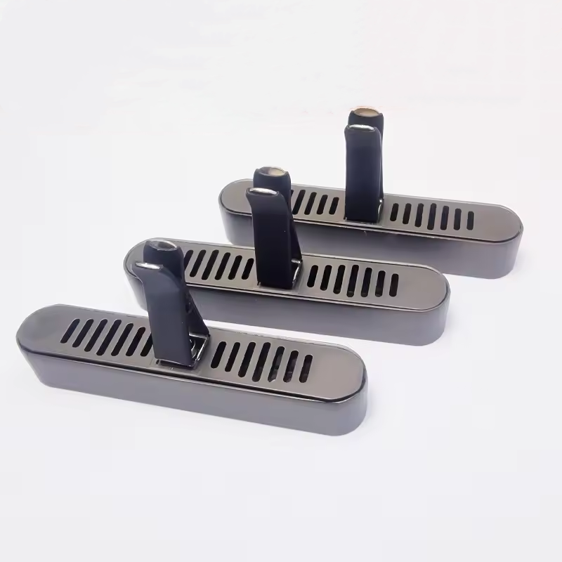 Wooden Luxury Custom Logo Car Interior Decorations Car Air Freshener Vent Clip Scent Diffuser Car Perfume Vent Clip