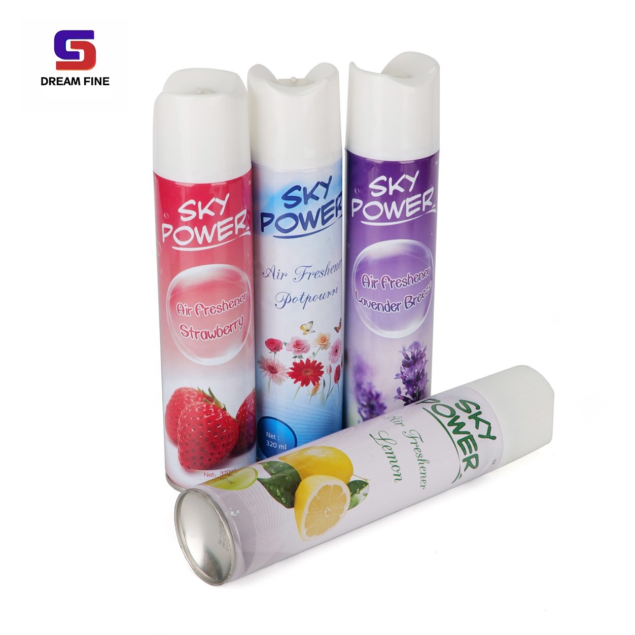 SKY POWER Hotel Toilet Office Aromatic Air Freshener Spray 320ml Cover Bad Smell Fresh Your Life