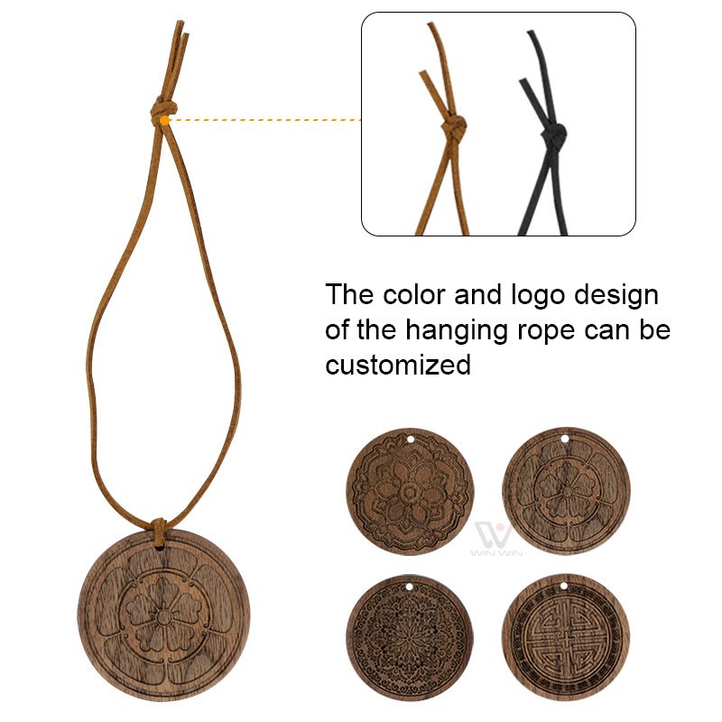 Biodegradable Car Scents Hanging Freshener Perfume Car Vent Clip Perfume Diffuser