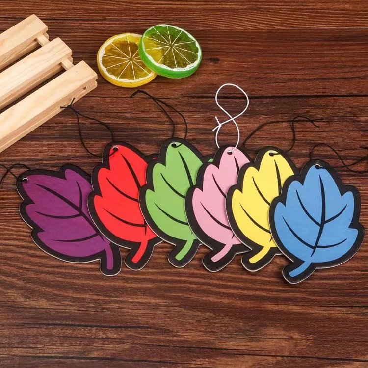 Car Custom Scents Air Freshener Brand Perfume Scents Fragrance Car Air Freshener Cotton Paper Tablets Customized Shape