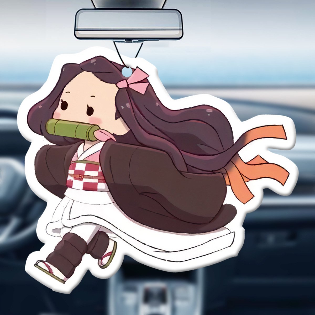 Personalized Paper Good Smell Custom Car Perfume Demon Slayer Kawaii Diy Car Air Freshener