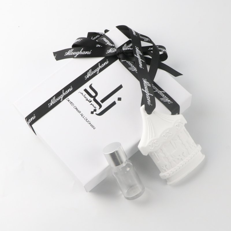 FinRu Wholesale Fragrance Essential Oil Diffuser Car Ceramic hanging Plaster Car Scented Aroma Hanging Air Freshener