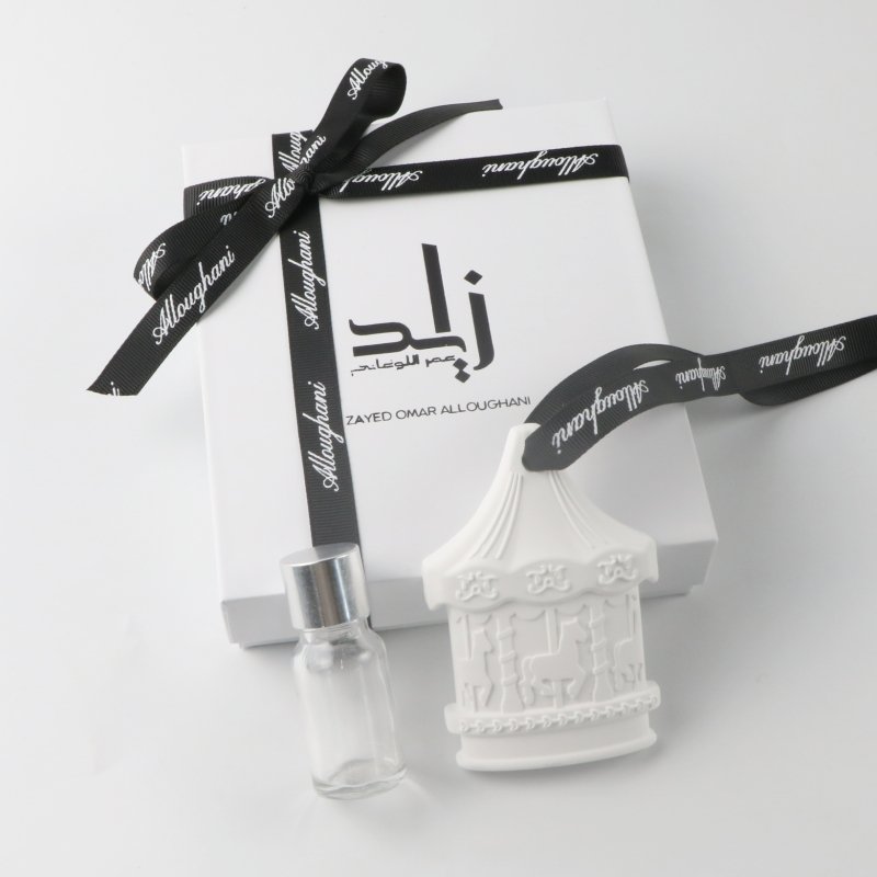 FinRu Wholesale Fragrance Essential Oil Diffuser Car Ceramic hanging Plaster Car Scented Aroma Hanging Air Freshener