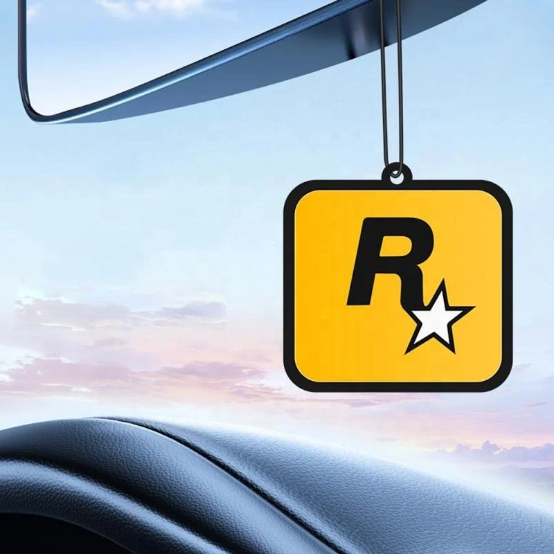 Long Lasting Scent Printed Shape Perfume Auto Funny Hanging Customized Promotional Car Air Fresheners Paper
