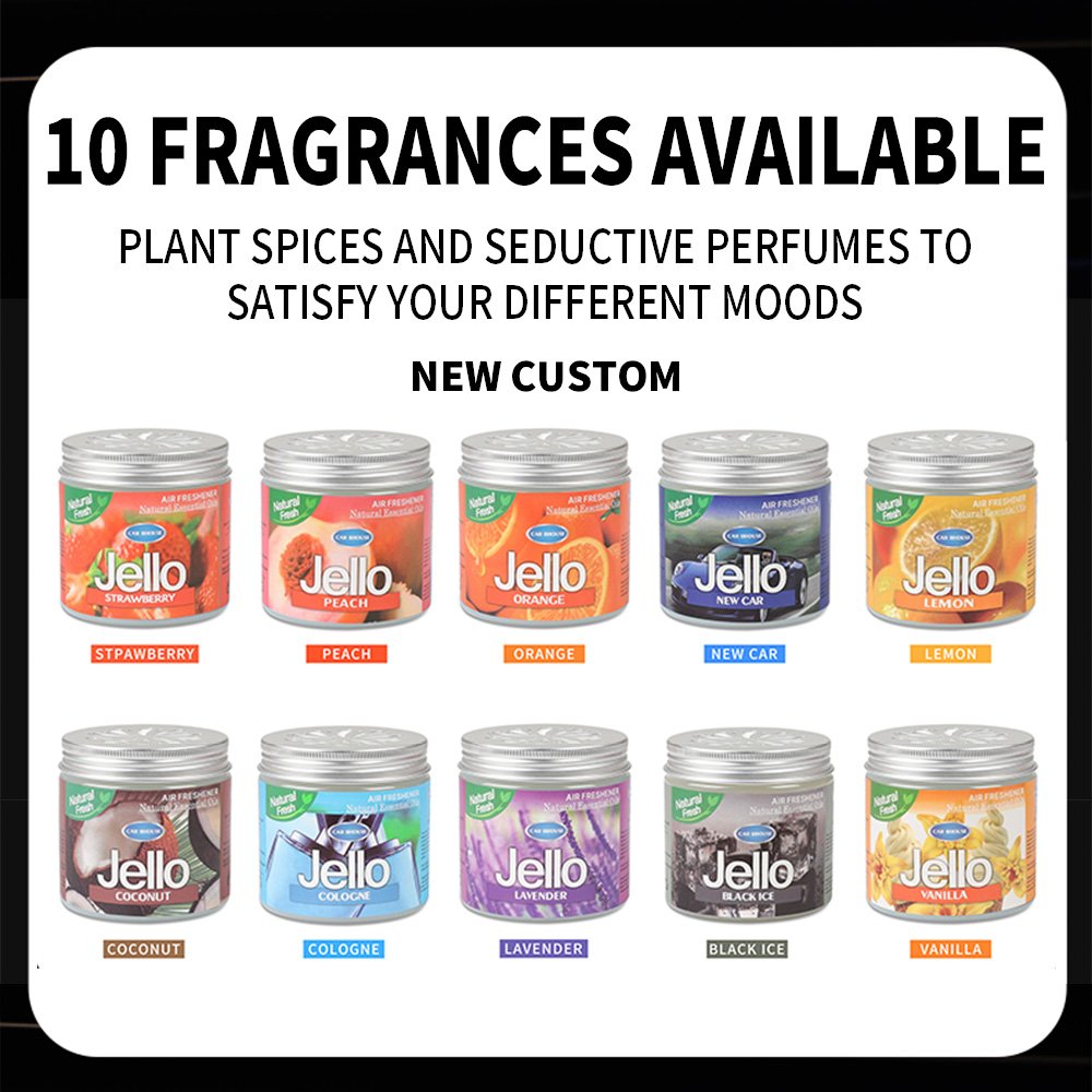 Car Air Freshener Solid Perfume Diffuser Gel Gifts Vent For Home Fragrance Interior Decoration Accessories California Scents