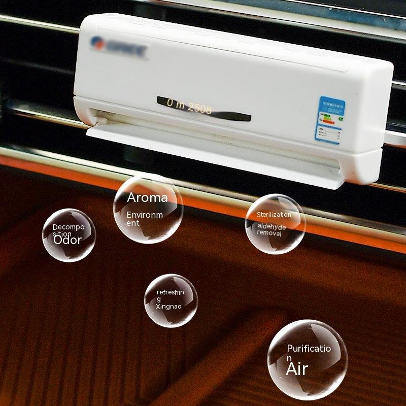 Solar energy Car Perfume Air Conditioning Model Accessories Perfume Durable High-end Odor Removal Air Outlet Car Fragrance