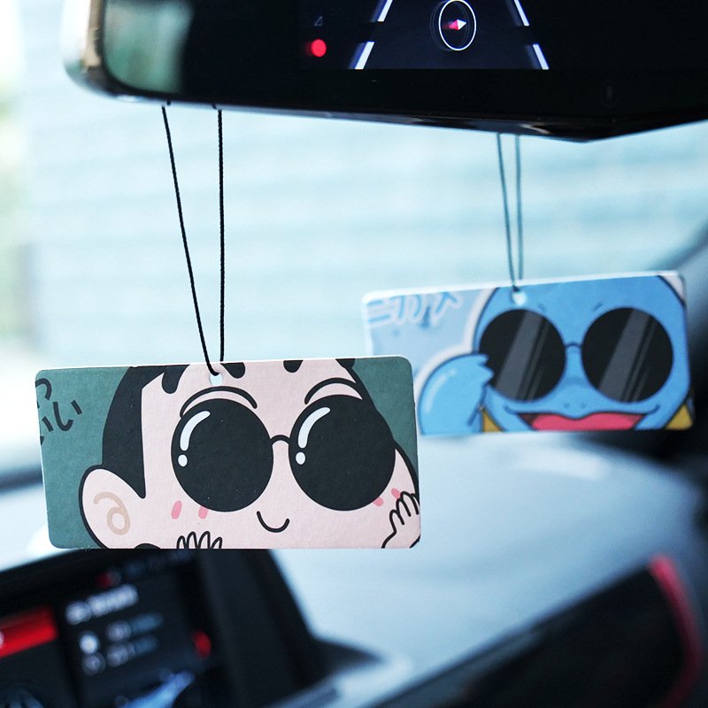 Promotional Gift Custom Anime Air freshener High Quality Logo Paper Card Long Lasting car Air fresheners