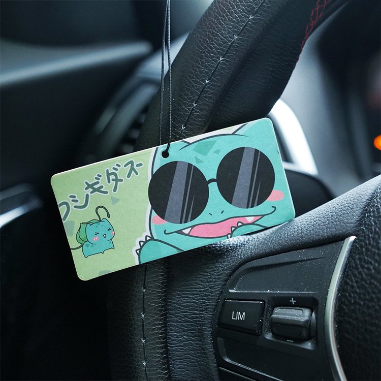 Promotional Gift Custom Anime Air freshener High Quality Logo Paper Card Long Lasting car Air fresheners