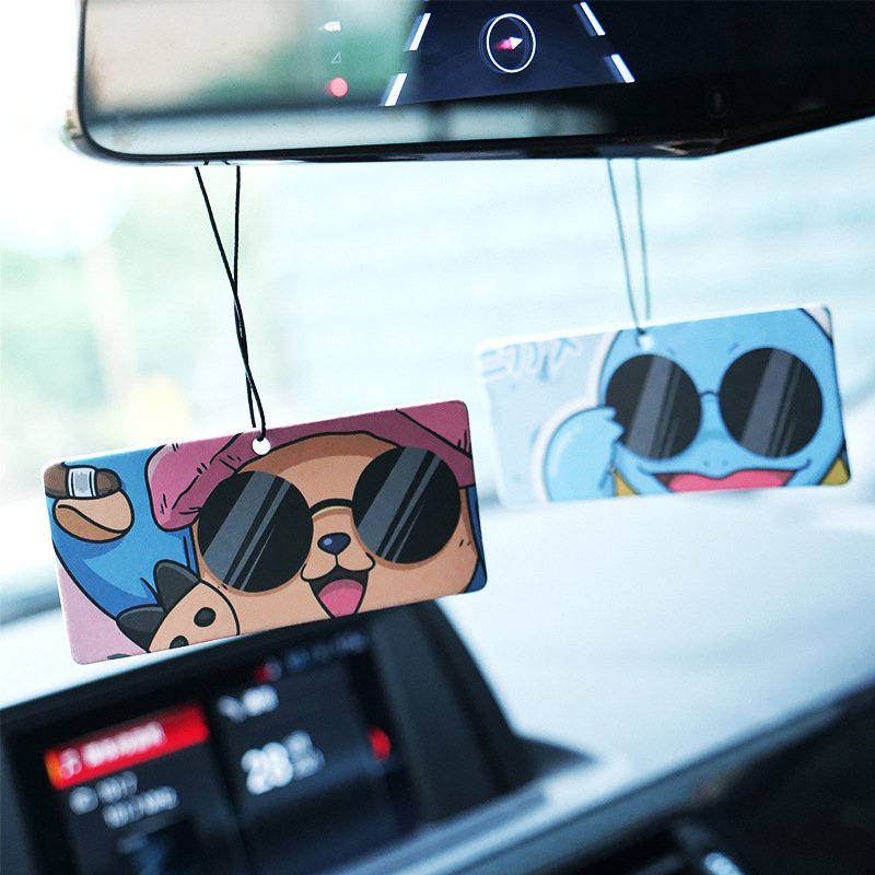 Promotional Gift Custom Anime Air freshener High Quality Logo Paper Card Long Lasting car Air fresheners
