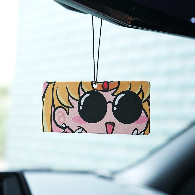 Promotional Gift Custom Anime Air freshener High Quality Logo Paper Card Long Lasting car Air fresheners