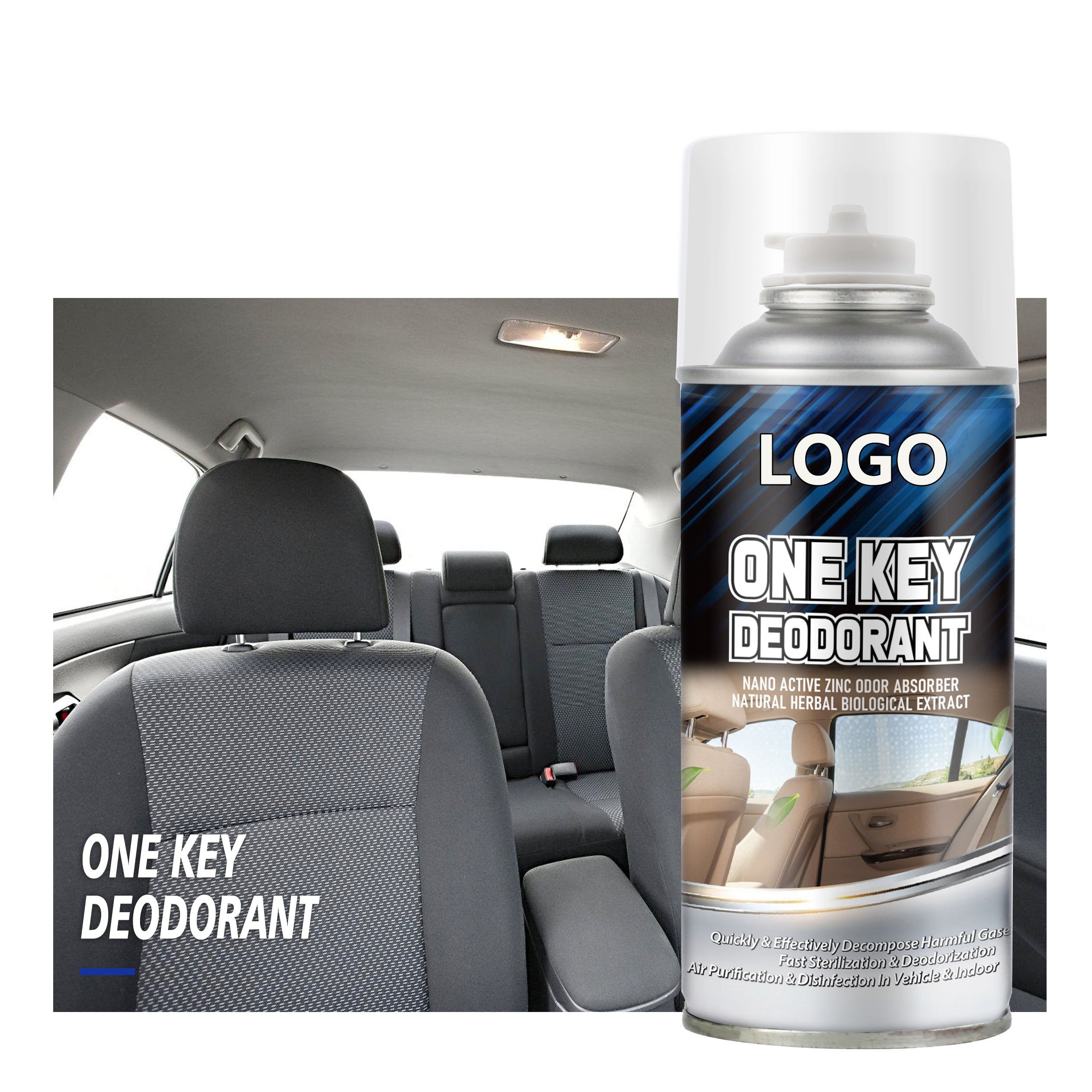Factory Wholesale Durable Spray Fragrance Antibacterial Deodorant for Cars Good Quality Air Freshener for Car Care