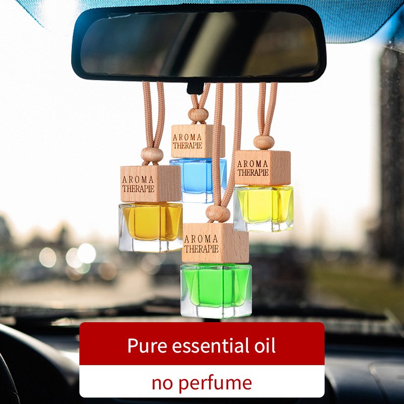 8ml Hanging Car Air Freshener Diffuser Perfume Aromatherapy Essential Oil Bottle Hanging Car Air Freshener Car Auto Accessories