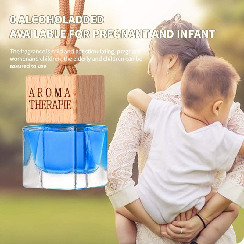 8ml Hanging Car Air Freshener Diffuser Perfume Aromatherapy Essential Oil Bottle Hanging Car Air Freshener Car Auto Accessories