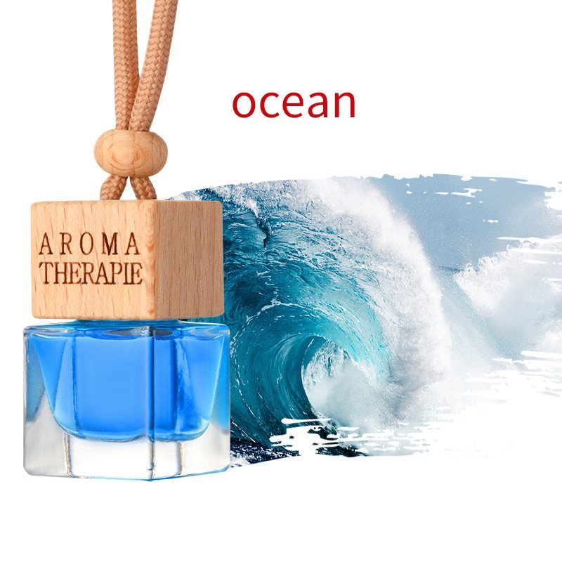 8ml Hanging Car Air Freshener Diffuser Perfume Aromatherapy Essential Oil Bottle Hanging Car Air Freshener Car Auto Accessories