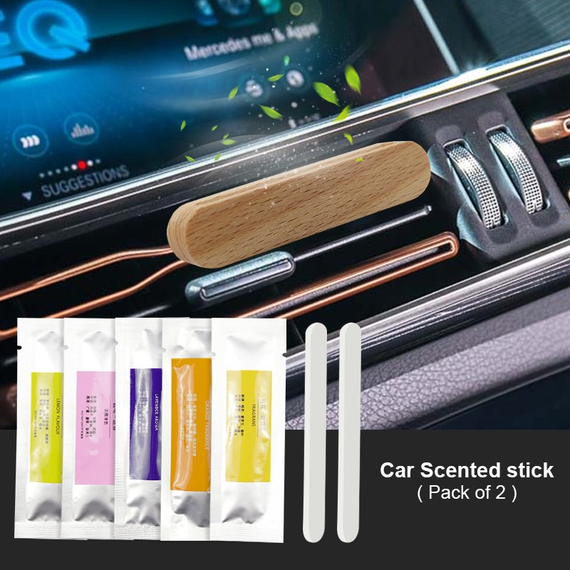Factory Direct Wooden Car Air Freshener Air Vent Clip Outlet Condition Diffuser Solid Perfume Car Aromatherapy