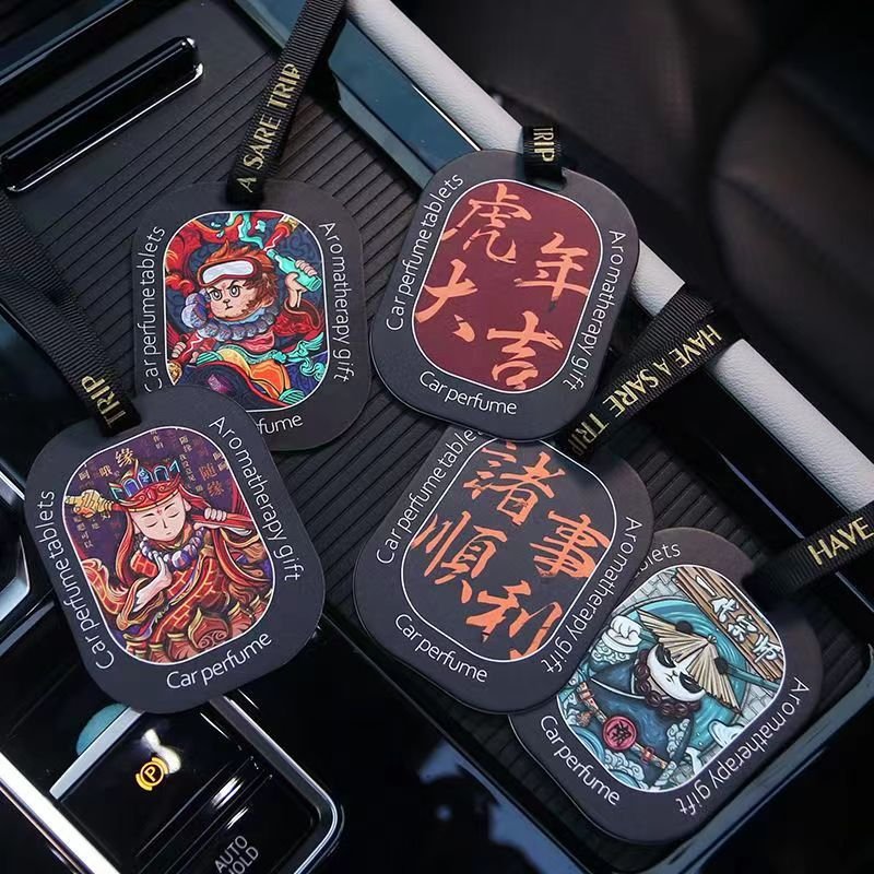 Manufacturers customize car car fragrance tablets wardrobe pendant fragrance tablets spot cartoon deodorant