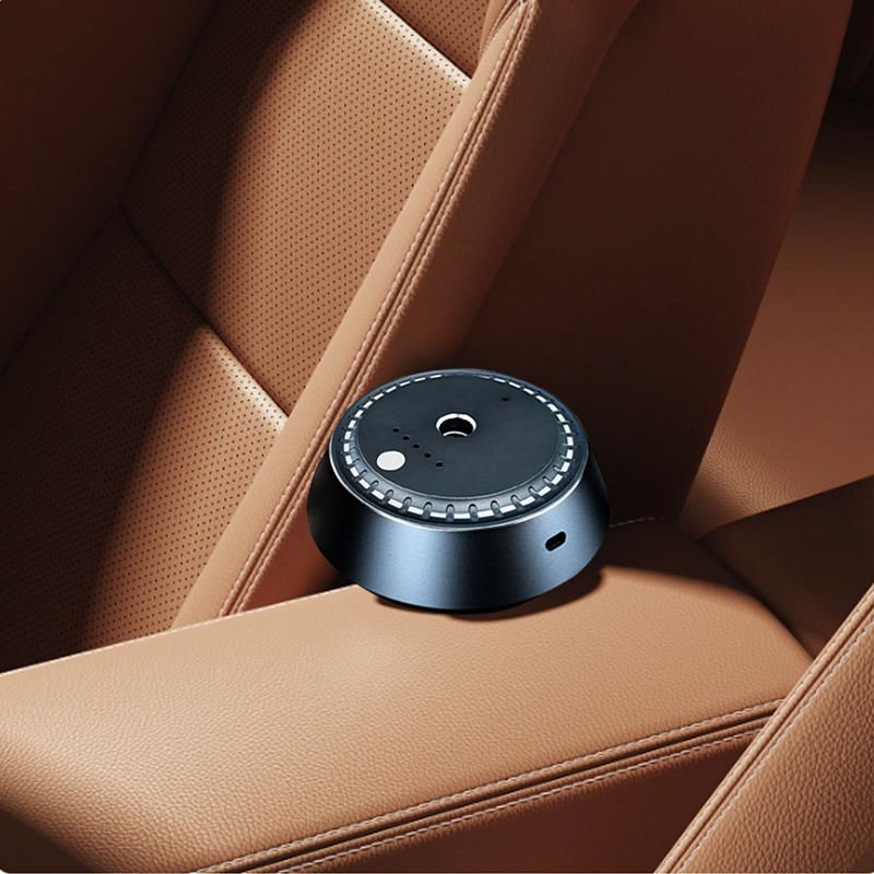 Wholesale Luxury Type-C Rechargeable Battery Car Essential Oil Diffuser Waterless Car Freshener Diffuser