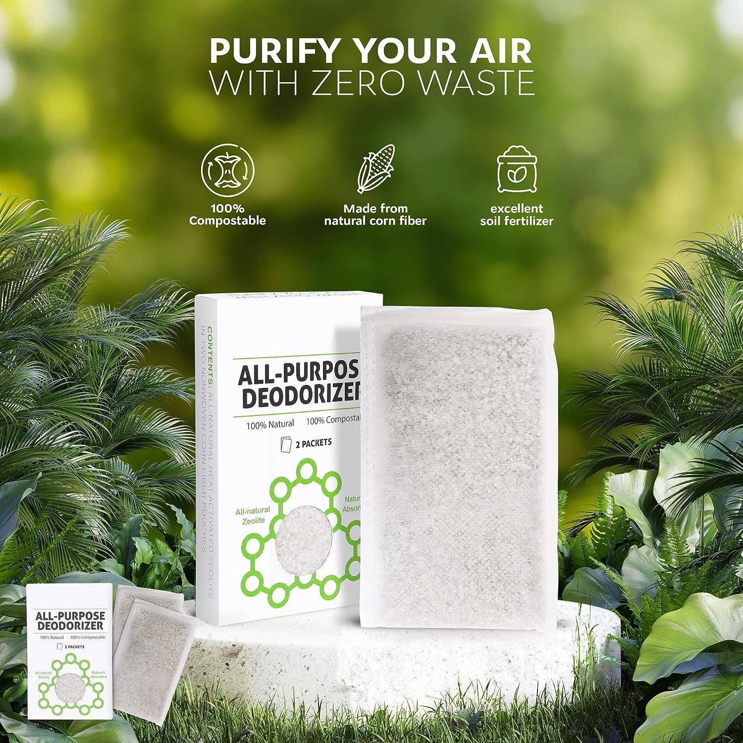 Air Fresheners Deodorizer Bags Absorbs and Eliminates Odors Removes Smells Naturally from Refrigerators Gym Bags