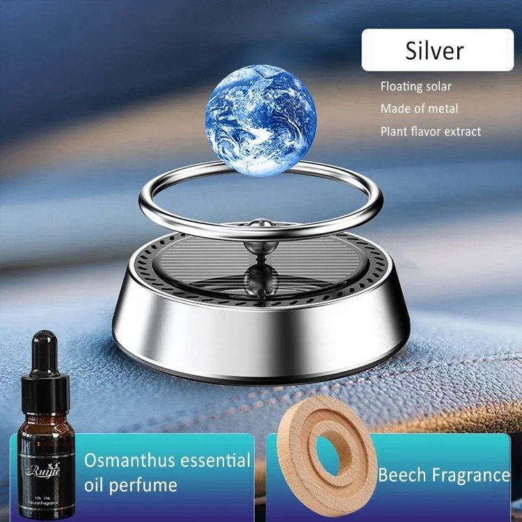 Planet model solar rotating car interior decoration ornaments long-lasting fragrance and deodorizing car aromatherapy