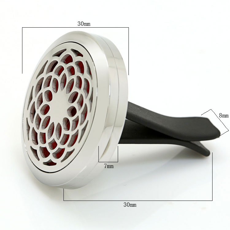 New Arrival Good Price Car Accessories Perfume Designer Fragrance Car Perfume Air Freshener made in Stainless Steel