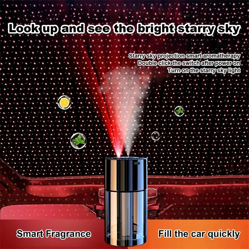 Electric Projector Lamp Car Aroma Diffuser for Offices and Car Smart Universal Car Air Freshener Diffuser