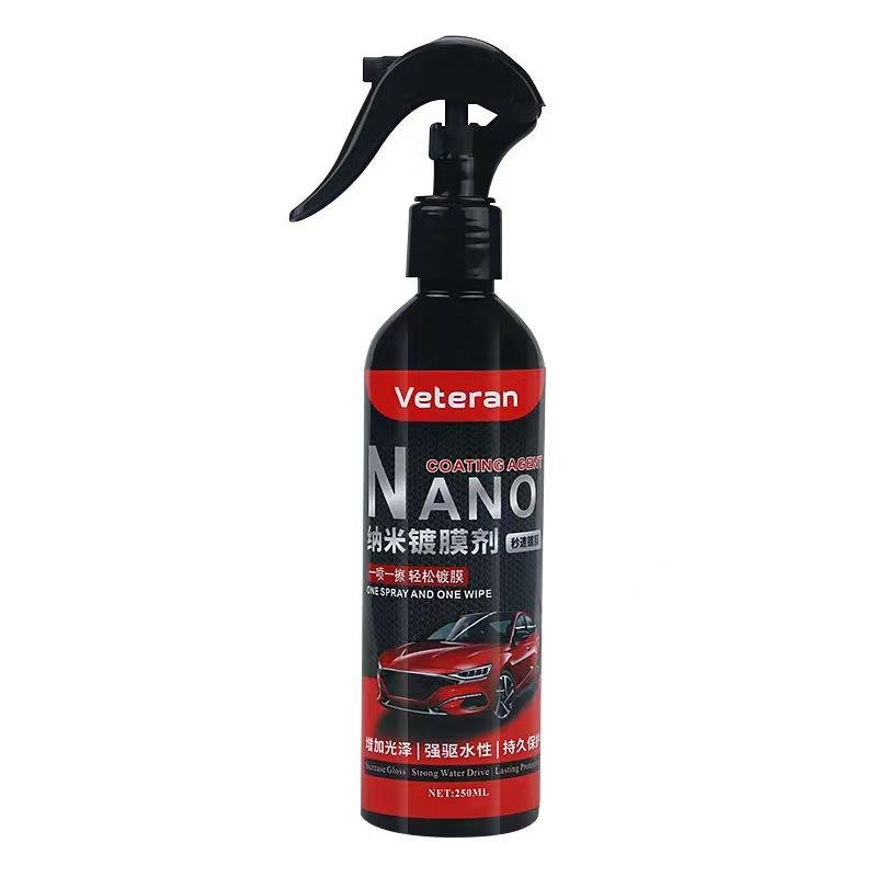 On Sale Car Nano Coating Spray 250ml Car Glass Coating Agent Crystal Car Ceramic Coating Spray Automotive Supplies