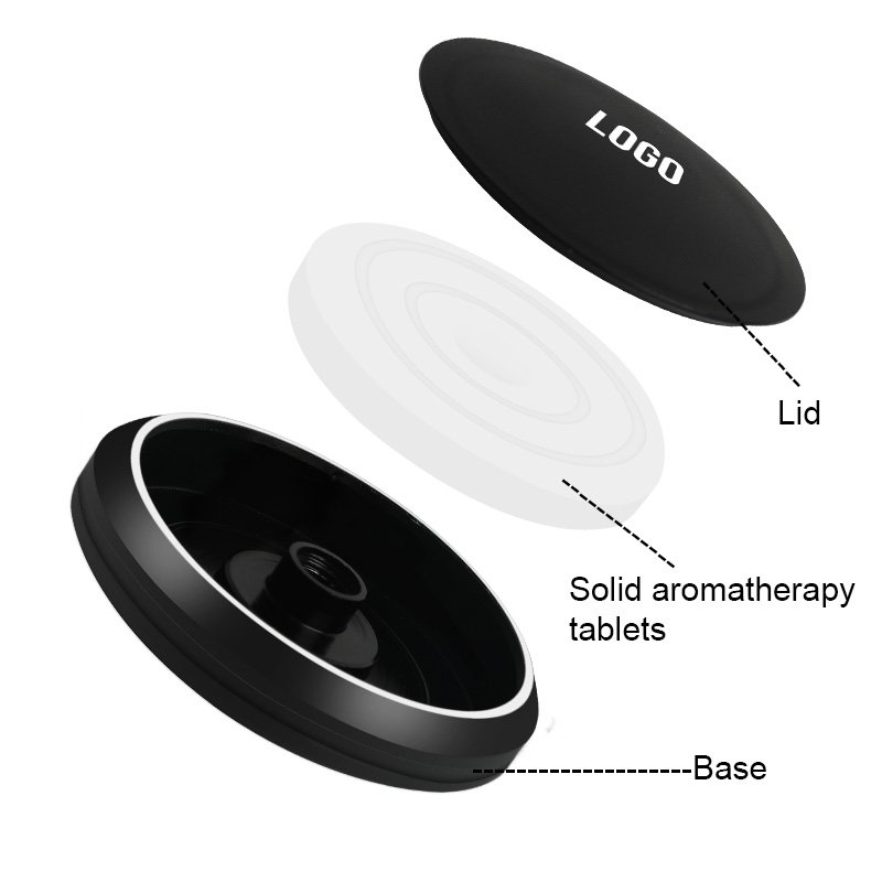 Reusable Custom Car Air Freshener Luxury Aroma Scent Diffuser Metal Air Freshener For Car