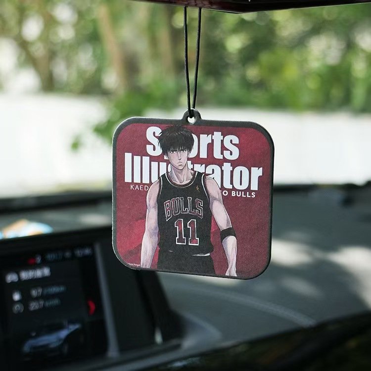 Wholesale Custom Design Modern Paper Car Air Freshener Different Scented Apple Pattern Cologne Lavender Fragrance Logo Included
