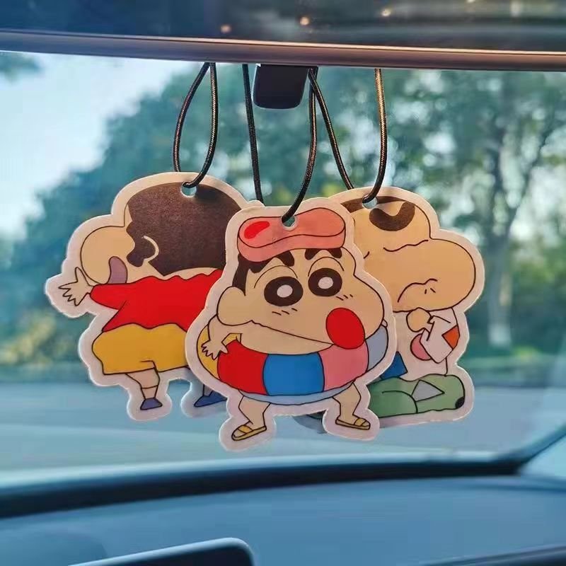 Wholesale Custom Design Modern Paper Car Air Freshener Different Scented Apple Pattern Cologne Lavender Fragrance Logo Included