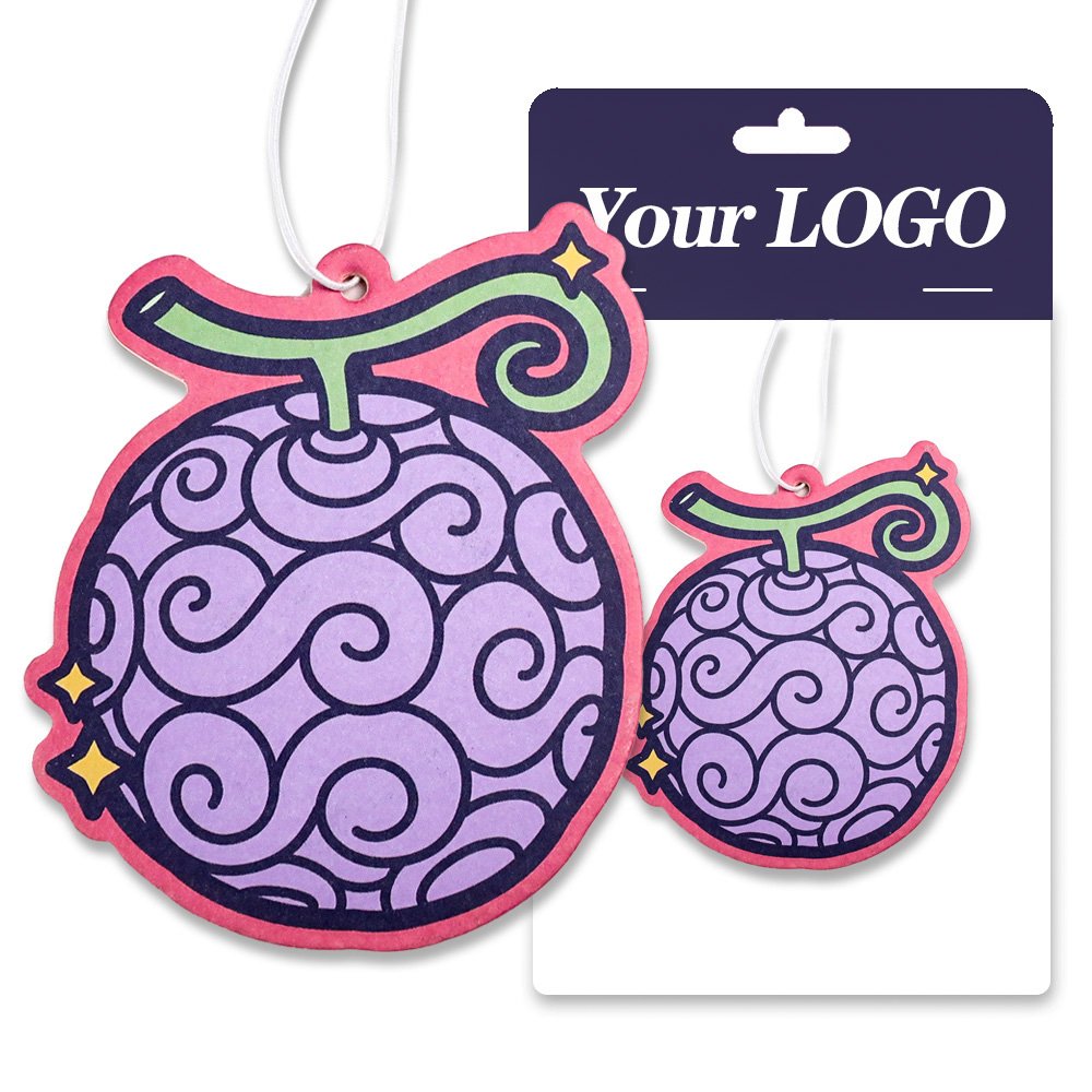 Custom logo promotional hanging paper air car scent freshener car perfume fragrance smell for car