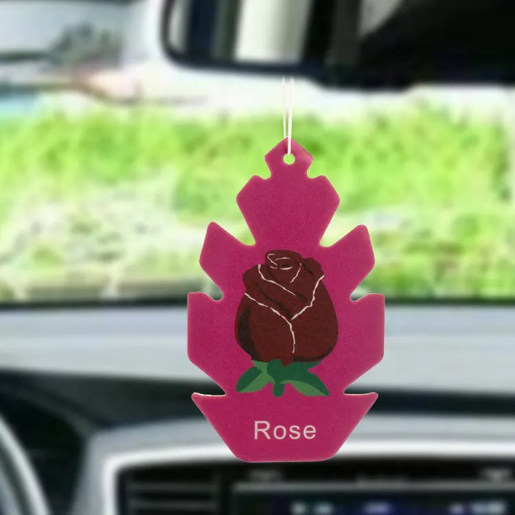 Wholesale custom car perfume card scented paper card little tree hanging paper car air freshener