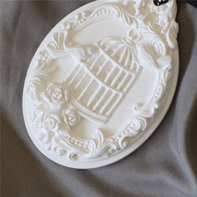 Home Car Decoration Wardrobe Air Freshener Scented Ceramic Aroma Fragrance Porcelain Flower Porcelain Essential Oil Diffuser