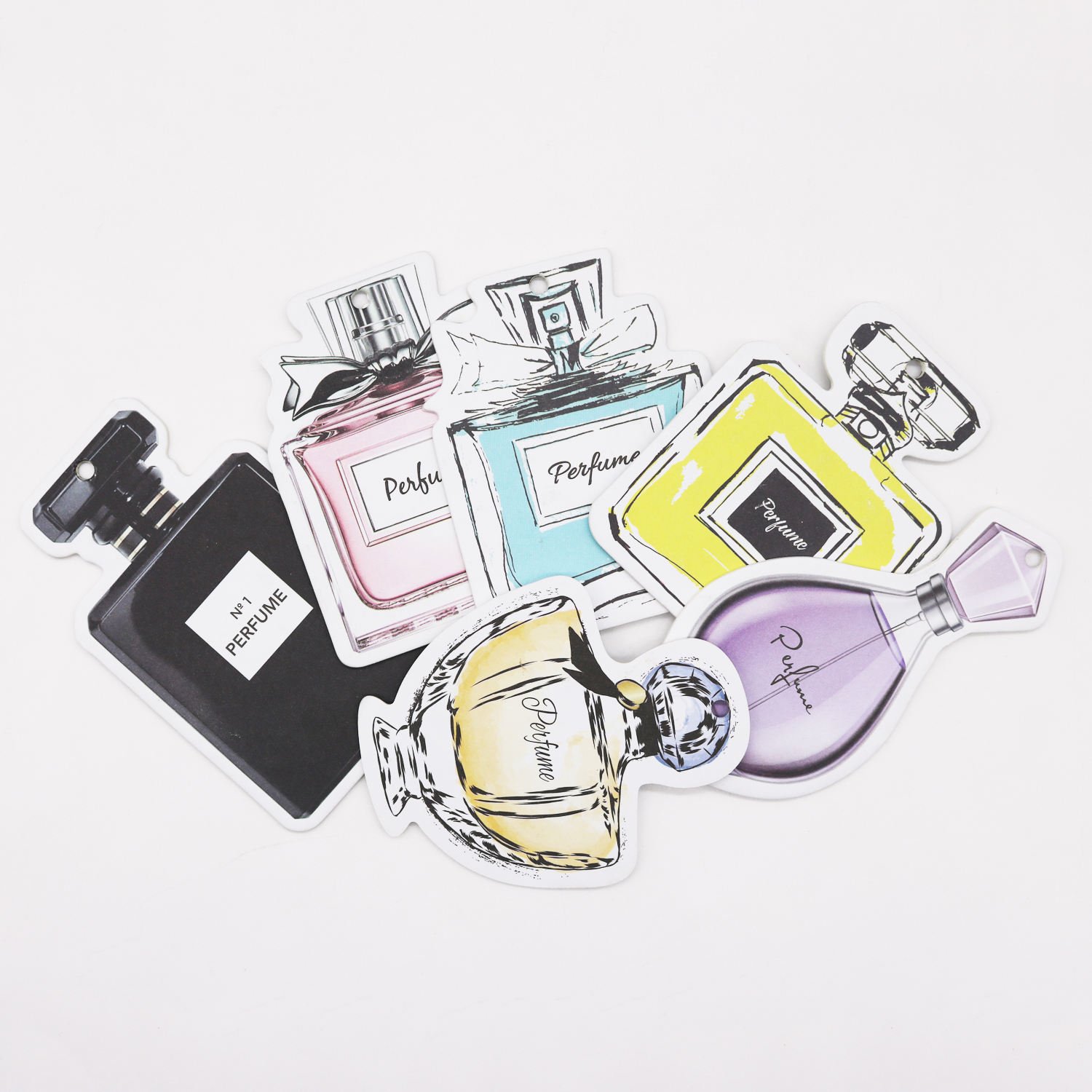 Custom Bulk Home Car Air Fresheners Fragrance Hanging Car Scent Paper Air Freshener for Car Freshener