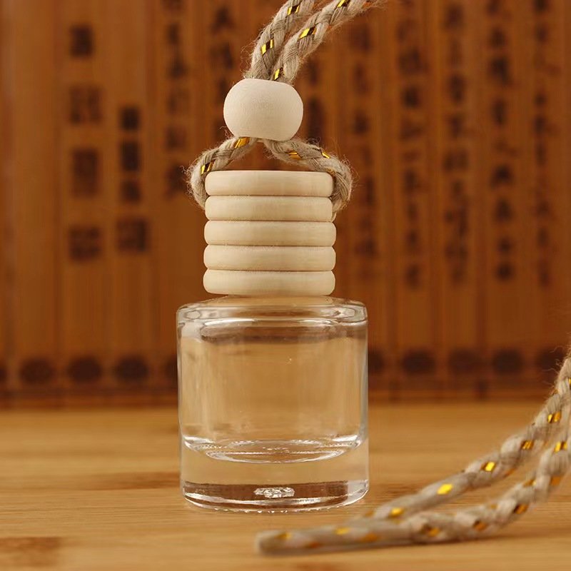 Modern Luxury 5ml Car Air Freshener Perfume Bottles Customized Size Glass Hanging Car Diffuser Eco-Friendly Jasmine Fragrance