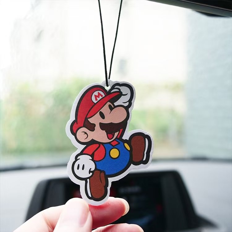 ow MOQ Custom Shape Paper Air Fresheners Cars Portable Cotton Paper Apple Multiple Perfumes Including Rose Lavender Car Pendant