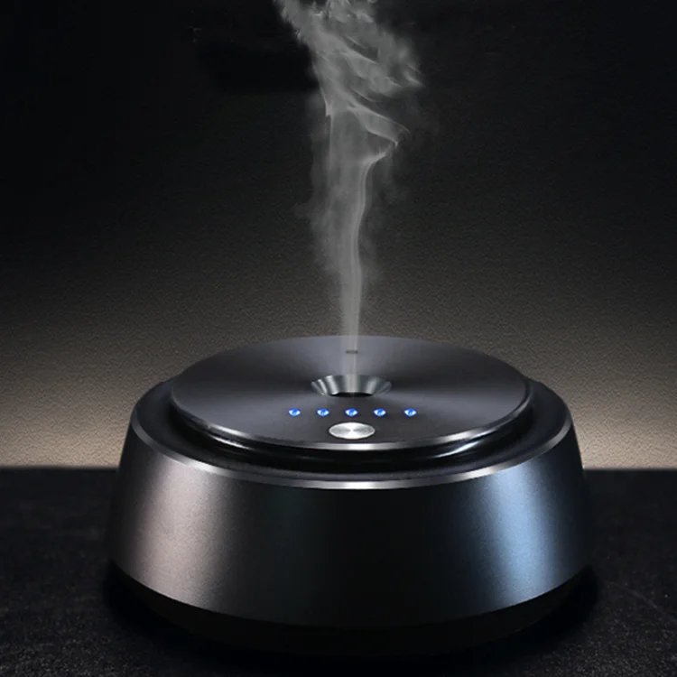 Smart Car Aroma Diffuser with Automatic Spray USB Powered Mini Installation 1-Year Warranty Metallic Texture for Business