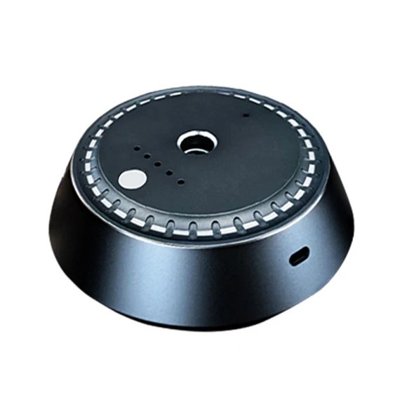 Smart Car Aroma Diffuser with Automatic Spray USB Powered Mini Installation 1-Year Warranty Metallic Texture for Business
