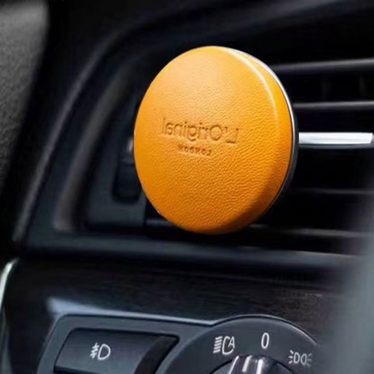 Luxury Solid Style Premium Alloy Car Vent Perfume Luxury Car Aromatherapy Diffuser Lavender Ocean Cologne Car Freshener