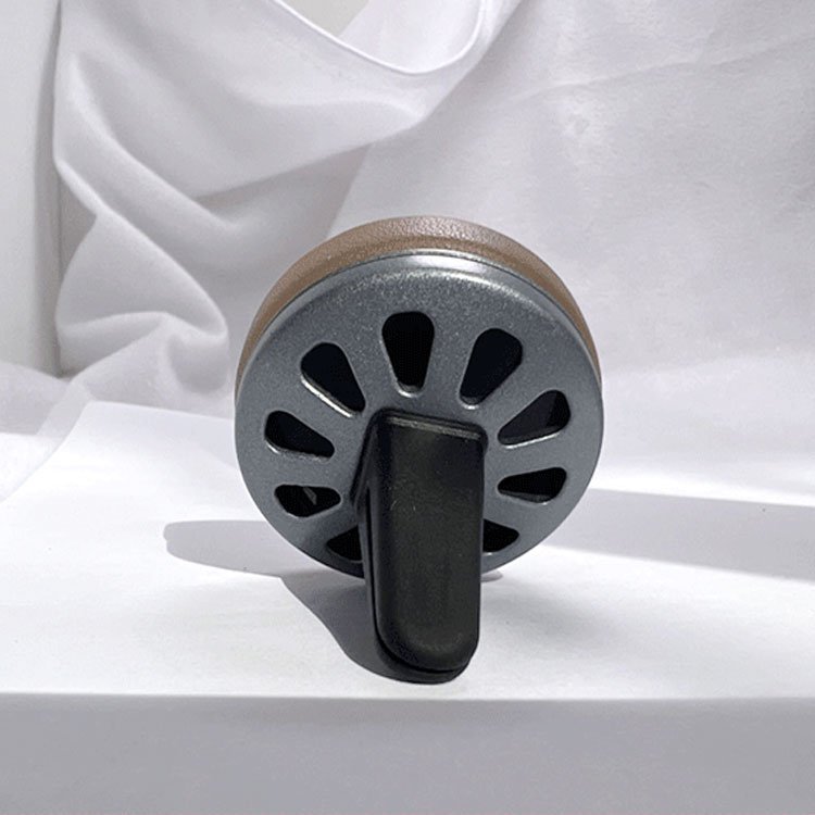 Luxury Solid Style Premium Alloy Car Vent Perfume Luxury Car Aromatherapy Diffuser Lavender Ocean Cologne Car Freshener